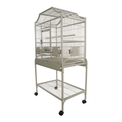 Large Platinum Victorian Top Floor Bird Cage by A&E