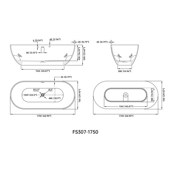 Dimensions du produit