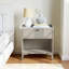 Elaiya 1 Drawer Marble Nightstand