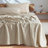 100% Natural Linen Queen Size Sheet Set (4 Pieces), 16-Inch Deep Pockets, Breathable, Durable, Tear-Resistant, Machine Washable, Apricot-124434770-124434769