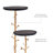 Houston Solid Wood Tray Top Nesting Tables