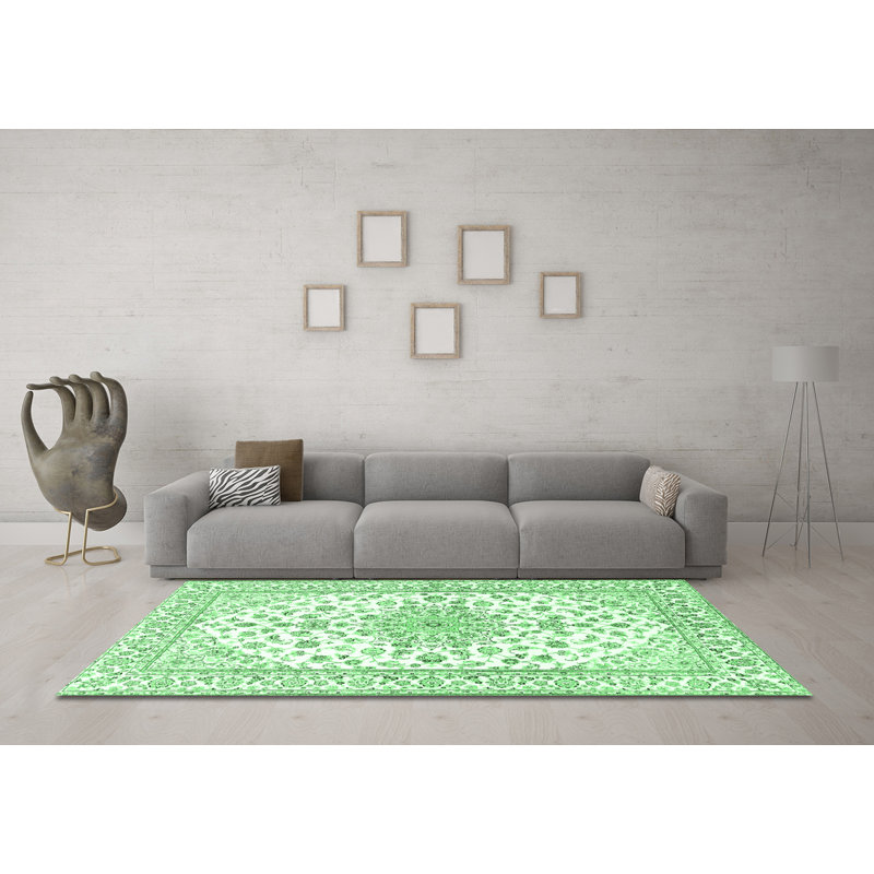 Tapis traditionnel vert émeraude 3535