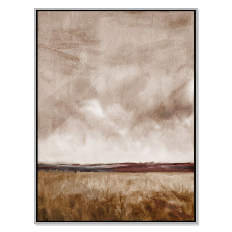 Autumn Sky Print by Kimberly Allen, 31.5'' W x 41.5'' H, Silver Floater