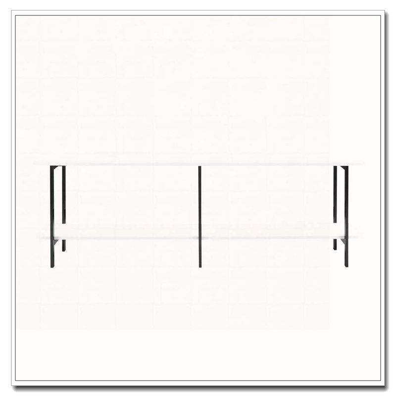 Console 71 po, Blanc