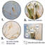 «White and Blue Snowdrops Simplicity II», ensemble d'art mural Snowdrops-1442702534-1442702536