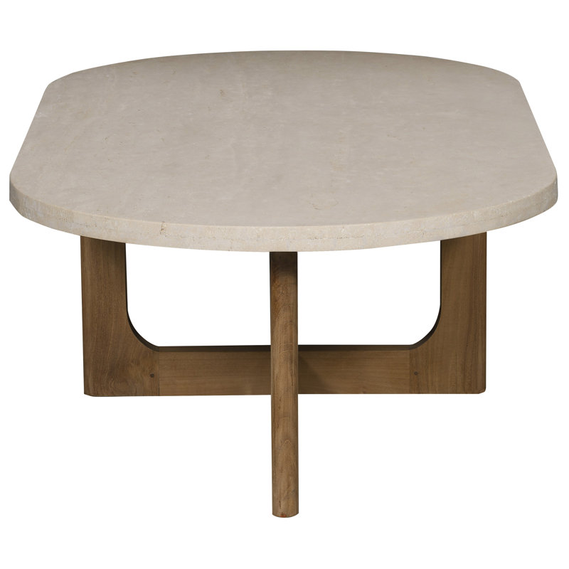Bliss Outdoor Oval Teak Coffee Table