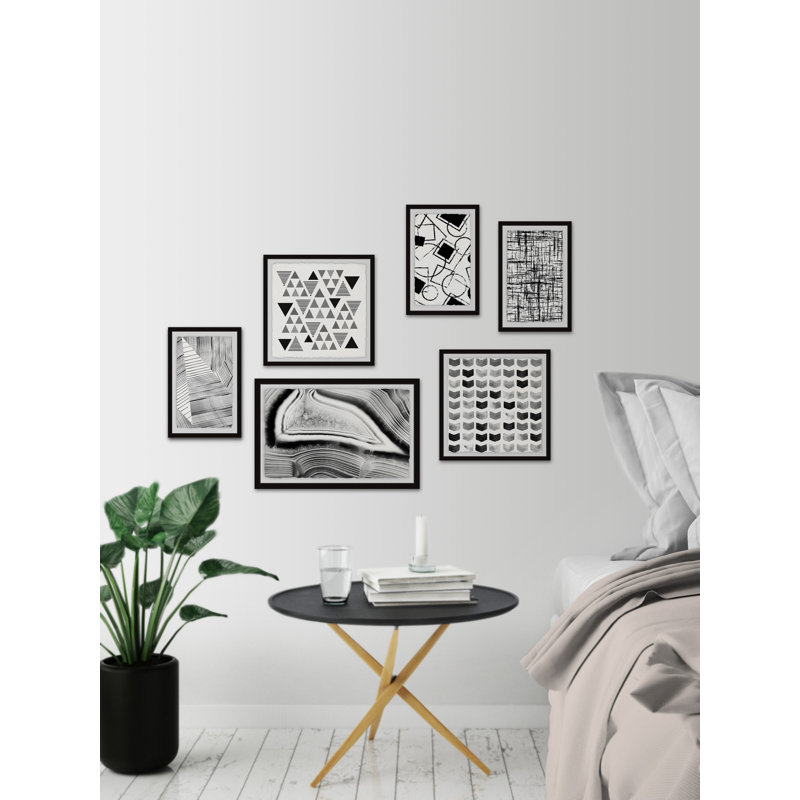 « divisionnaireal lines hexaptych »