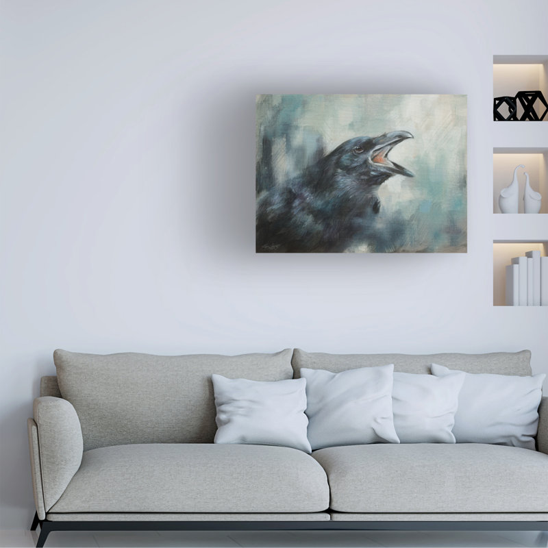 Art sur toile, animaux John Silver Raven 2, L 24 po x H 18 po