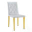 Chaises de salle à manger en polyuréthane avec dossier à boucle ergonomique, pieds en métal doré et texture confortable pour divers environnements-1582843154-1582843145-1582843149