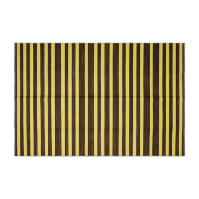 Tapis intérieur / extérieur brun HorizontalStripes