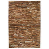 Minotaur Cowhide Striped Area Rug