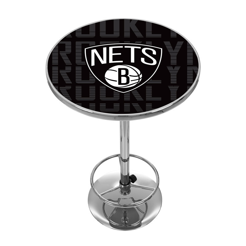 Table de bar avec repose-pieds NBA City, Nets de Brooklyn