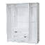 Armoire garde-robe pour la famille avec 4 portes 100% bois massif Musman-40402184
