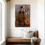 Femme amérindienne, peinture-352570544