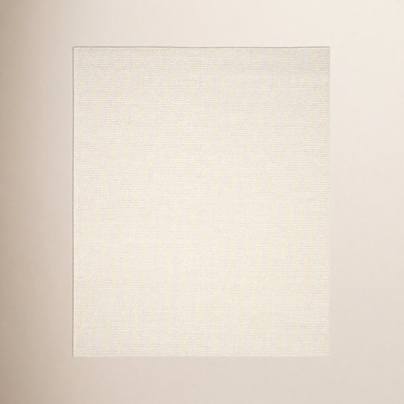 Tapis ivoire fait à la main Elle, Rectangle 6 pi x 9 pi