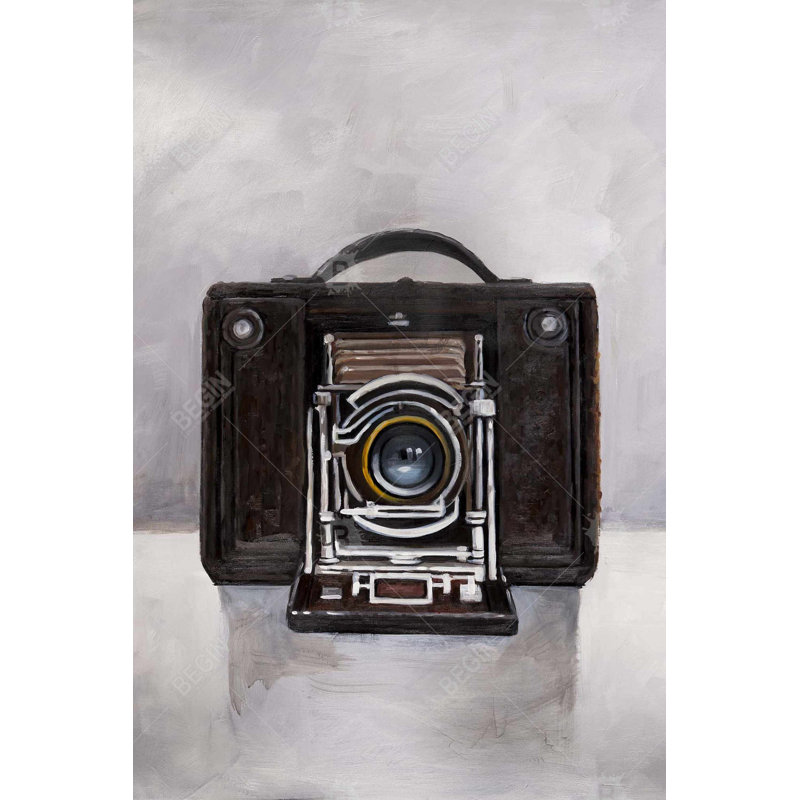 Old Camera Vintage Canvas | Unique Home Decor Piece