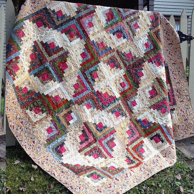 Country Retreat Log Cabin Quilt Pattern