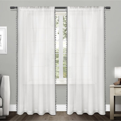 Paire de rideaux transparents Hucksley