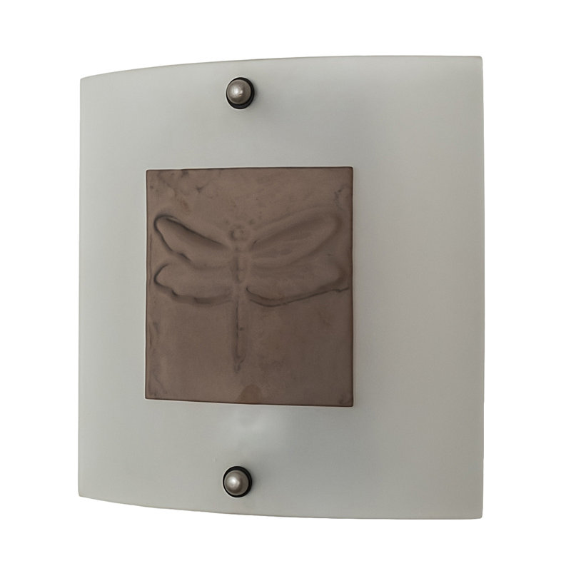 Plafonnier encastré 1 lumière Kayme Wings, Ambre