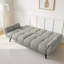 3 Seater Linen Blend Sofa Bed-825849175