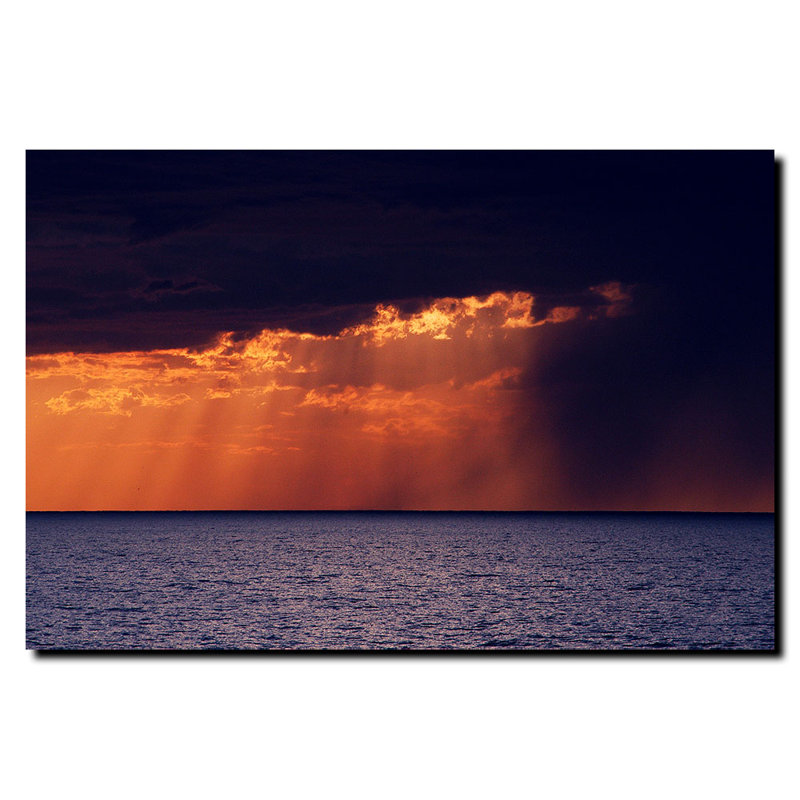 « passing storm » par kurt shaffer, reproduction de photo sur toile, H 14 po x l 19 po x P 2 po