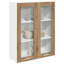 Vidaxl Hanging Cabinet With Storage Riga Artisan Oak 60 X 31 X 100 Cm-121217657-121217661