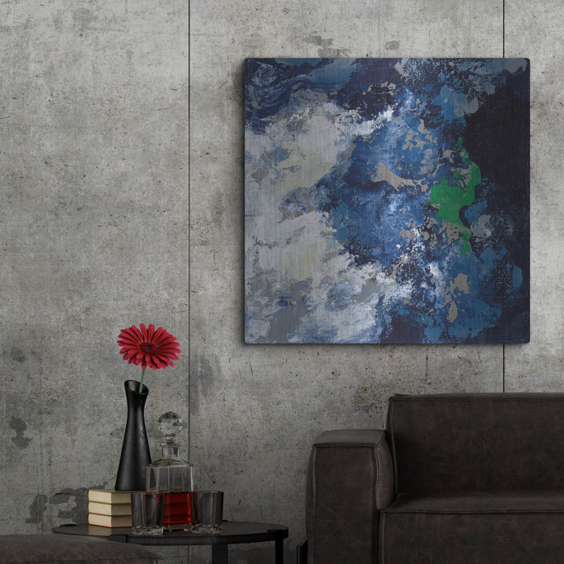 «Northern Coast III» par Silvia Vassileva, H 36 po x l 36 po