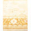 Tapis ivoire noué à la main de conception unique 9 pi x 12 pi 1 po Hisae Eclectic