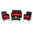 Wicker - Person Patio Conversation Set with Cushions-1541953078-1556824720