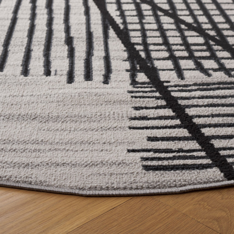 Odyssey Performance Abstract Rug, Round 6'7"