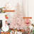 7Ft Unlit Spruce Artificial Christmas Tree With Realistic Branches And 1000 Tips, Pink