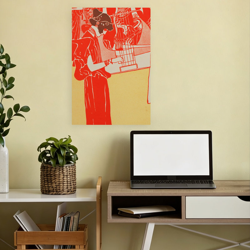 Impression d'art mural contemporain abstrait Musik, H 18 po x l 12 po