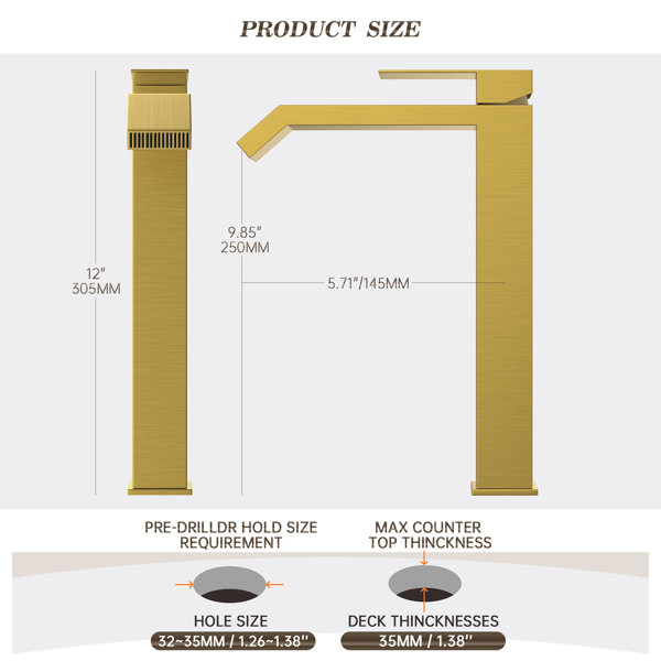 Dimensions du produit