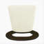 Ensemble de 2 tabourets de comptoir sans accoudoirs (brun foncé + beige)-23910877-23910879