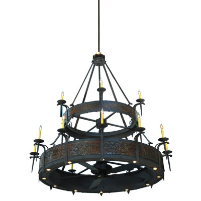 Rustic Lodge 34 - Light Chandelier