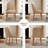 High Back Dining Chair with Ergonomic Curved Back, Padded Seat & Solid Wood Legs-1499108732