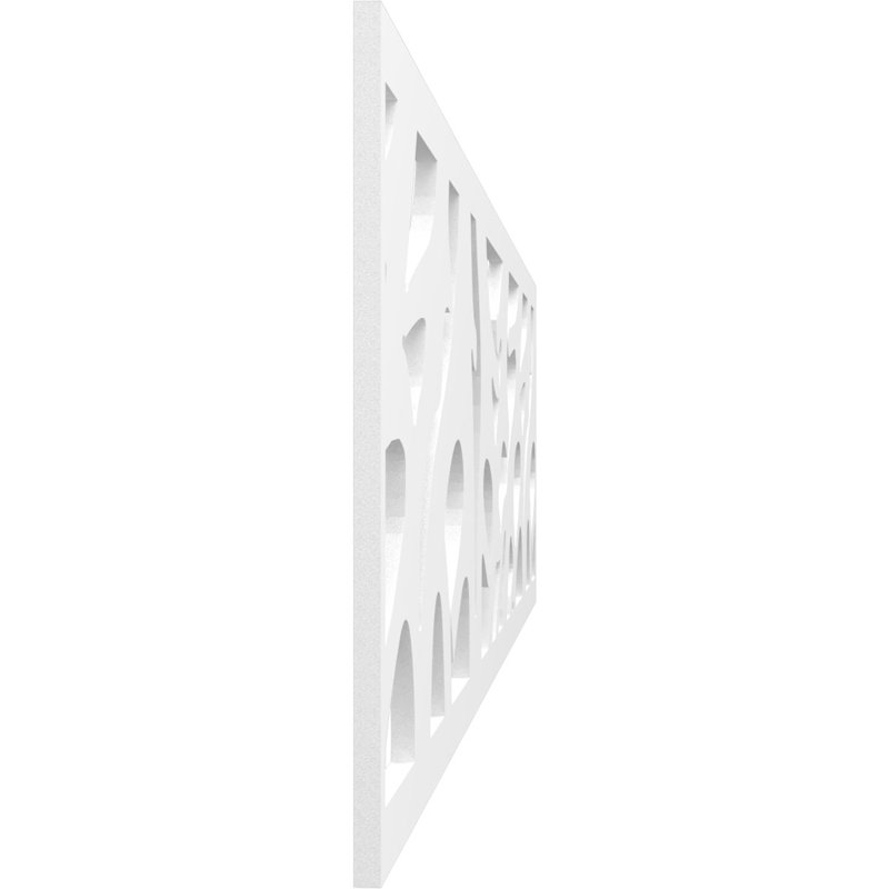 Moulure Manton, PVC de qualité architecturale, H 12 po x l 47 po x P 0,38 po
