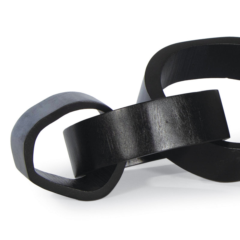 Wooden Links Centerpiece, Black