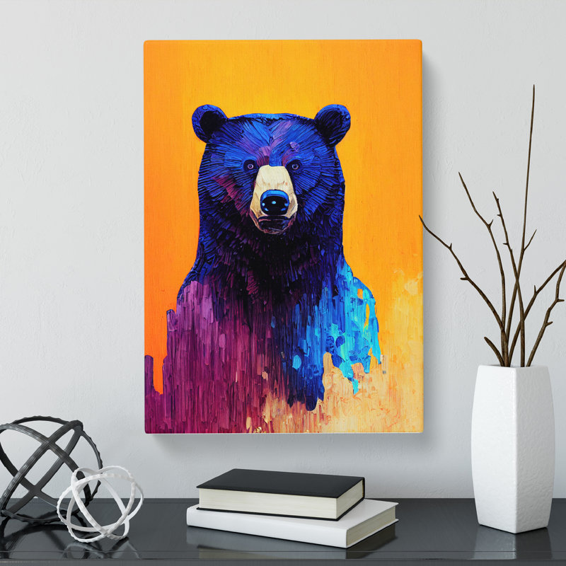 Bear Vol.4 - Wrapped Canvas, 76cm H x 50cm W x 3cm D