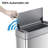 Slim Sensor 4 Gallon Waste Basket