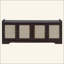 Banc de rangement Rustic