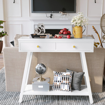 Table basse avec plateau en verre trempé