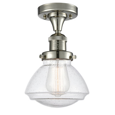 Plafonnier semi-encastré 1 lumière 6,75 po Chesterville