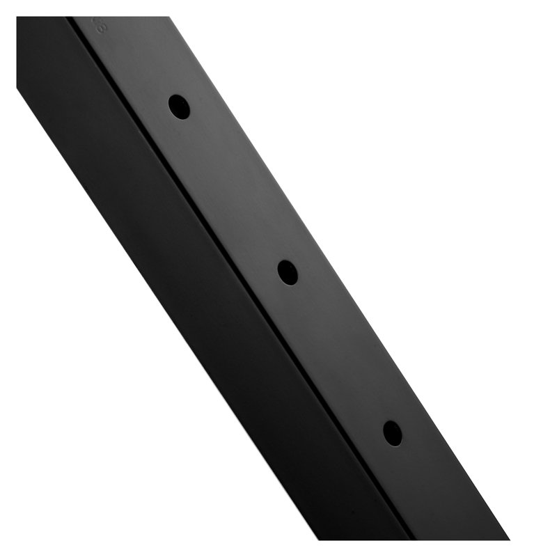 Poteau de garde-corps en acier inoxydable de 36 po avec trous horizontaux pré-percés pour les systèmes de balustrades de terrasse et d'escalier