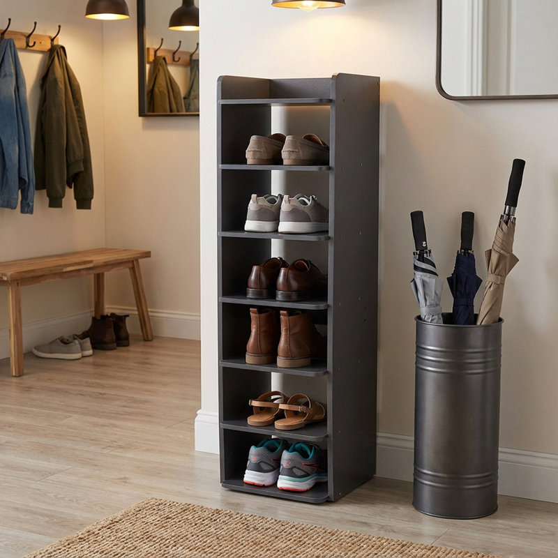 7 Pair Shoe Rack