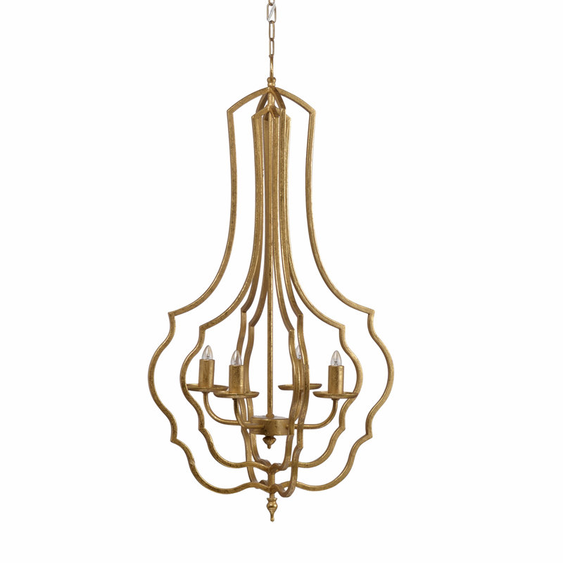 Demartino 35'' Arched Floor Lamp