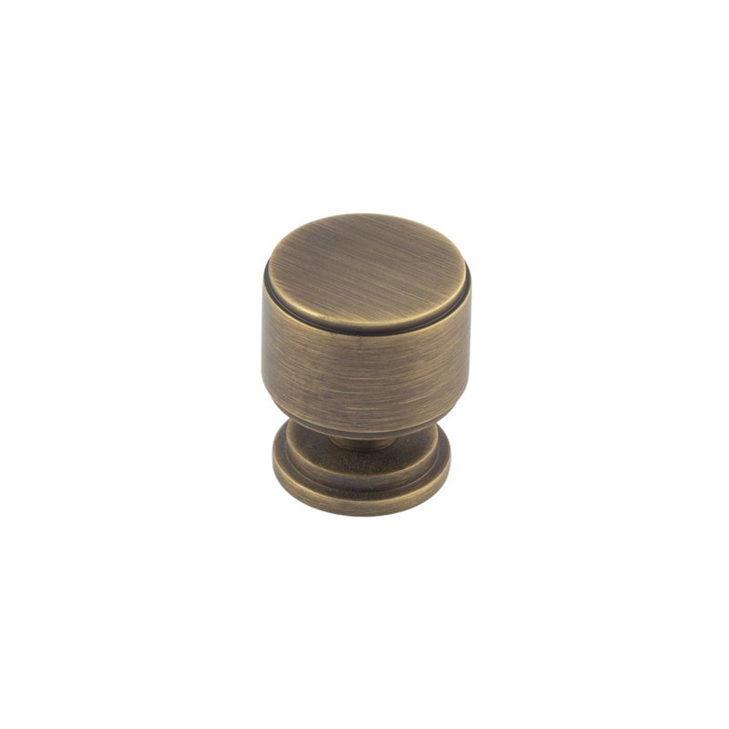 Belgrave 30mm Diameter Cylindrical Knob, Antique Bronze