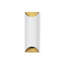 Meyer Metal Sconce (White and Natural Brass)-1903641432