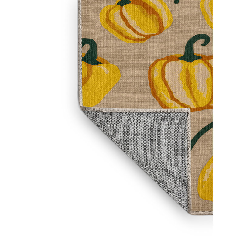 Tapis lavable poivrons et légumes, Tapis de couloir 2 pi x 4 pi