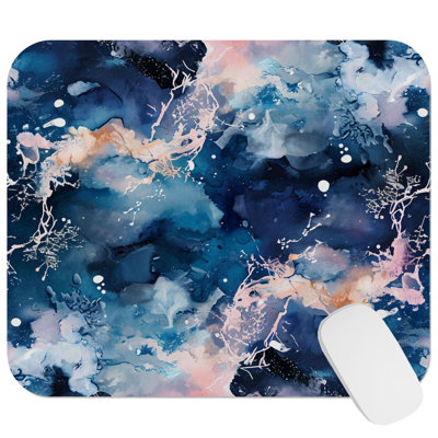 Abstract Ethereal Dreams III Modern Gaming Cute Office Laptop Desk Pad Gift Mat Square Rectangle Non-Slip Mousepad